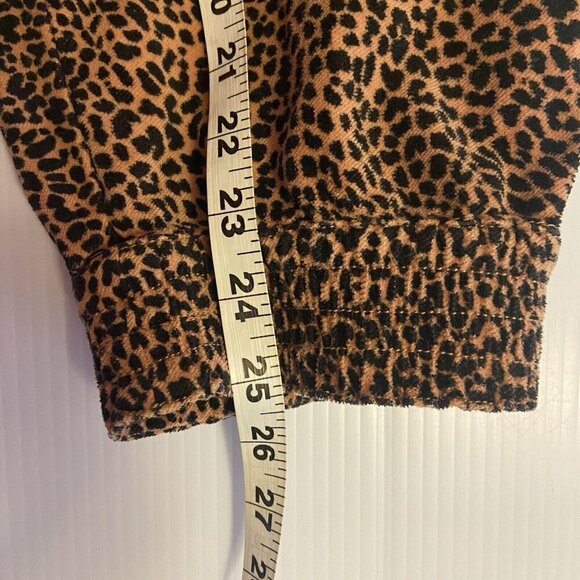 Anthropologie Kalea Joggers Pants Leopard Size 1X Plus Corduroy Mobwife NWT NEW - Picture 12 of 15